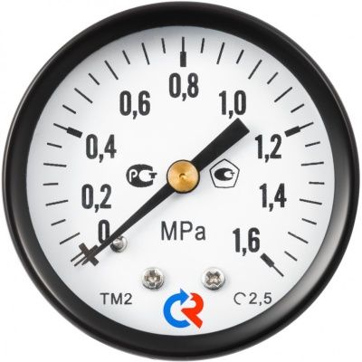 Манометр с электроконтактной приставкой, тип ТМ серия 10, подключение снизу, Росма В Омске