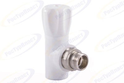 Вентиль PPR для радиатора, угловой, RTP (РосТурПласт) В Омске
