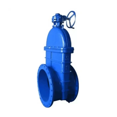 Задвижка чугун 30ч539р аналог МЗВ обрезиненный клин c гайкой Ду 800 Ру10/16 Тмакс=120C фл с редуктором В Омске