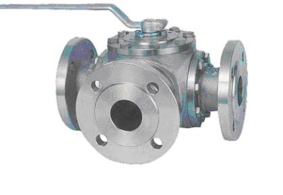 Кран шаровой трехходовой Pekos P86, фланцевый В Омске