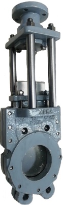 Задвижка шиберная ABRA-KV-03 с ISO фланцем / Редуктором В Омске